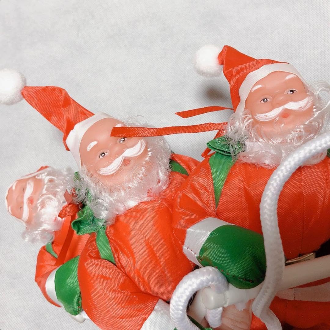 Amazon | サンタクロース はしご登りクリスマス 装飾品 サンタ